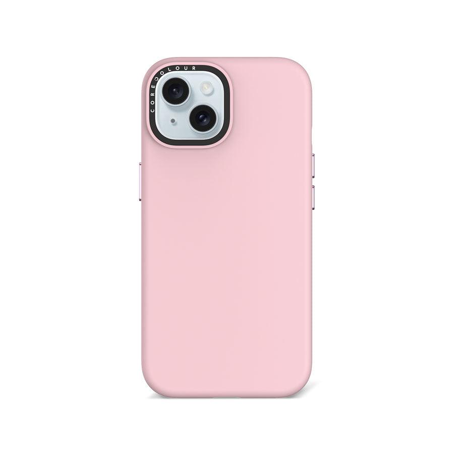 iPhone 15 ピンク シリコン スマホケース MagSafe対応 | CORECOLOUR