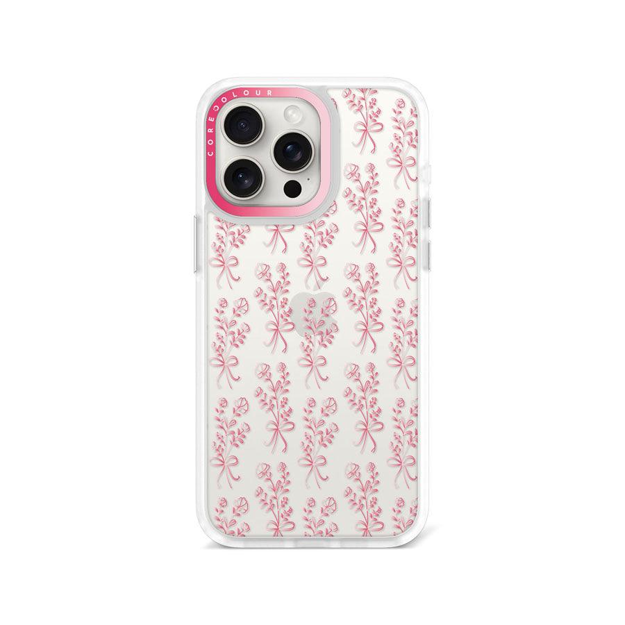 iPhone 15 Pro Max 幸せの花 クリア スマホケース - 株式会社CORECOLOUR