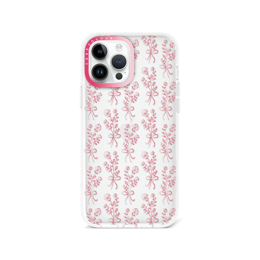 iPhone 13 Pro Max 幸せの花 クリア スマホケース - CORECOLOUR