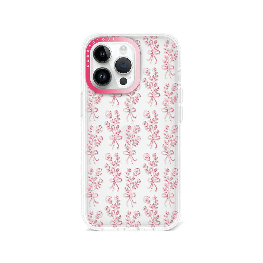 iPhone 13 Pro 幸せの花 クリア スマホケース - CORECOLOUR