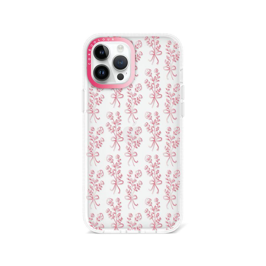 iPhone 12 Pro Max 幸せの花 クリア スマホケース - CORECOLOUR