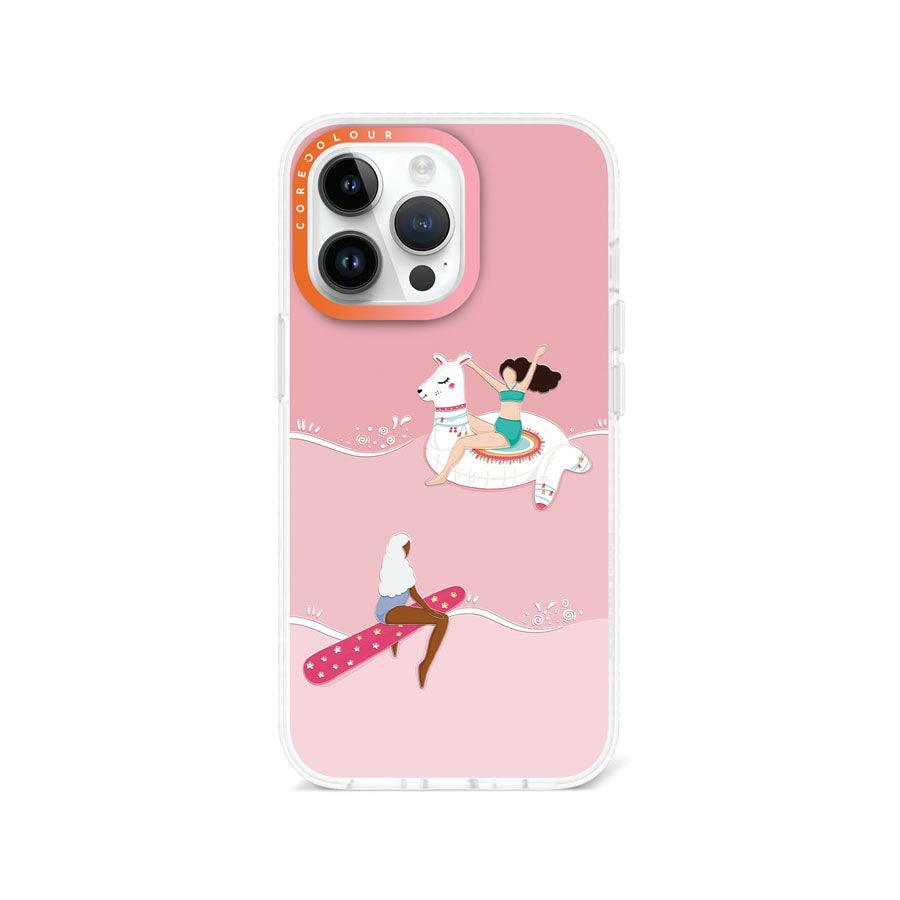 iPhone 13 Pro ピンク色の夏 スマホケース - CORECOLOUR