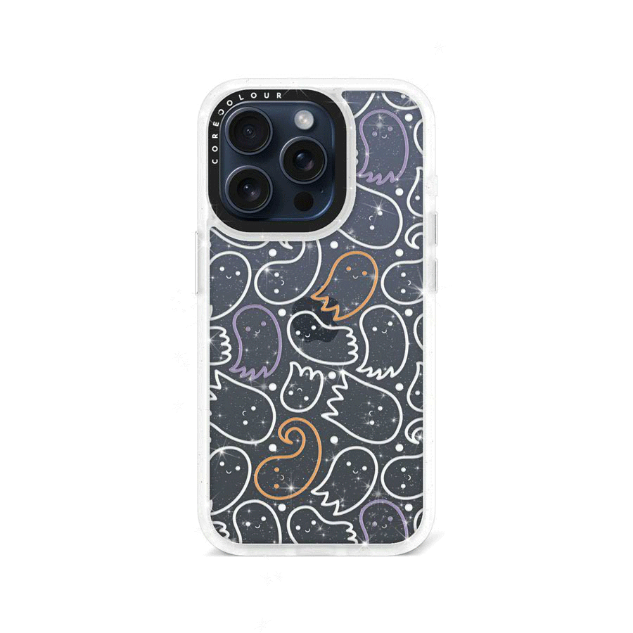 iPhone 15 Pro キラキラ ゴースト スマホケース - CORECOLOUR