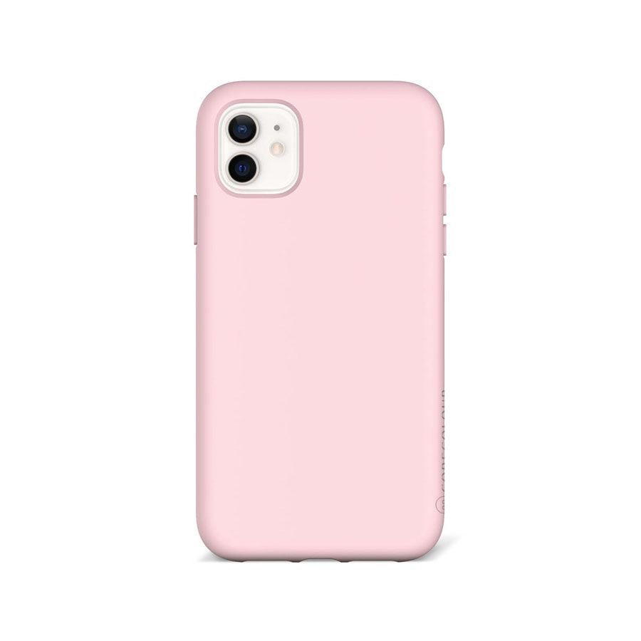 iPhone 11 ピンク シリコン スマホケース - CORECOLOUR
