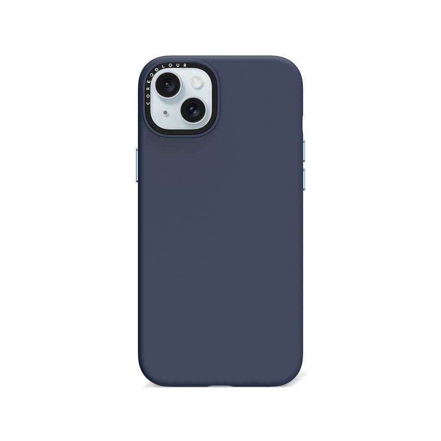 iPhone 15 Plus ダークブルー シリコン スマホケース MagSafe対応 - 株式会社CORECOLOUR