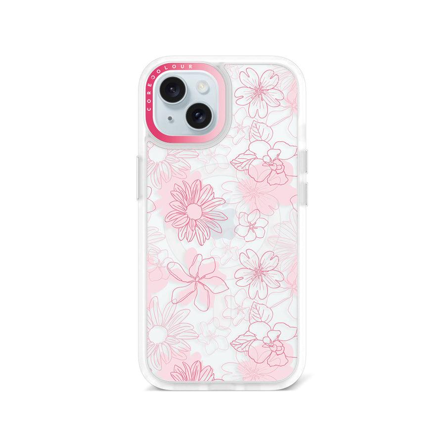 iPhone 15 ピンク桜 スマホケース - 株式会社CORECOLOUR
