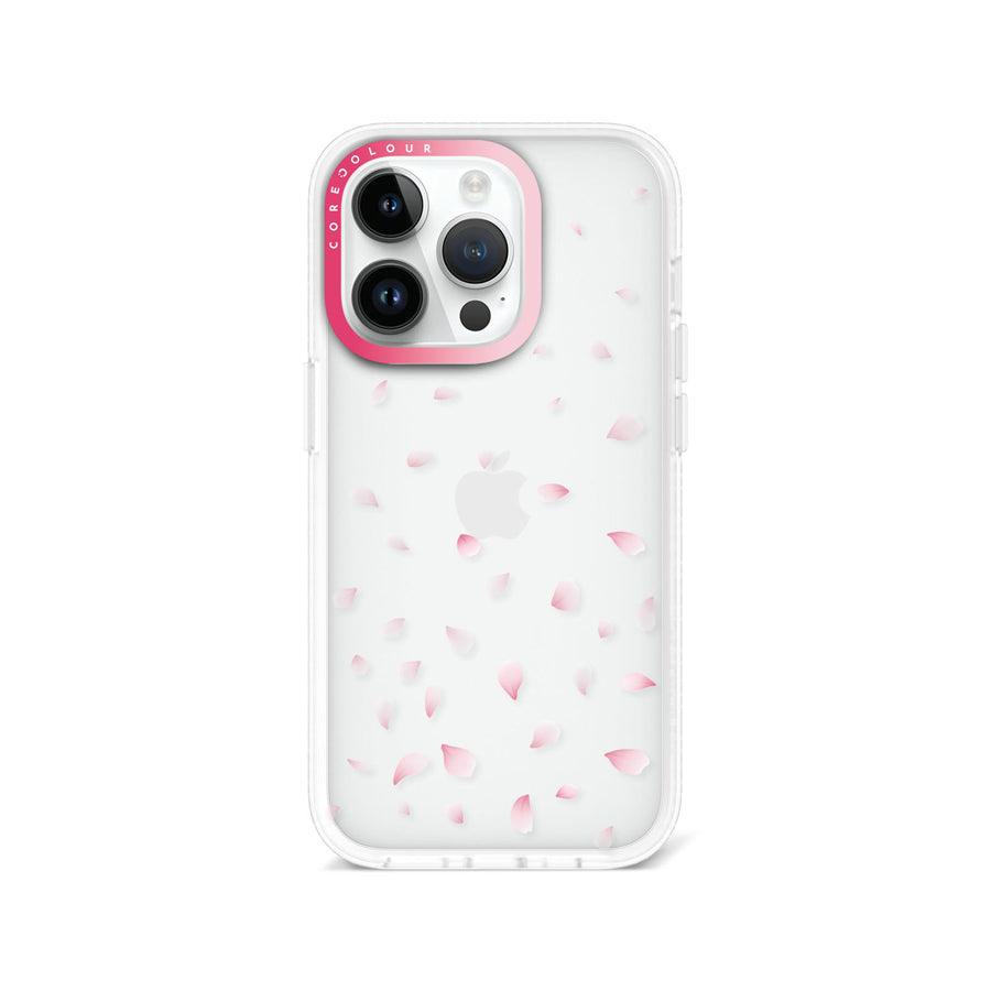iPhone 14 Pro ピンク桜びら スマホケース - 株式会社CORECOLOUR
