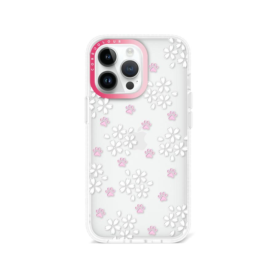 iPhone 13 Pro 桜と猫の肉球 スマホケース - 株式会社CORECOLOUR