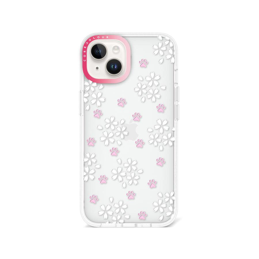 iPhone 14 桜と猫の肉球 スマホケース - 株式会社CORECOLOUR