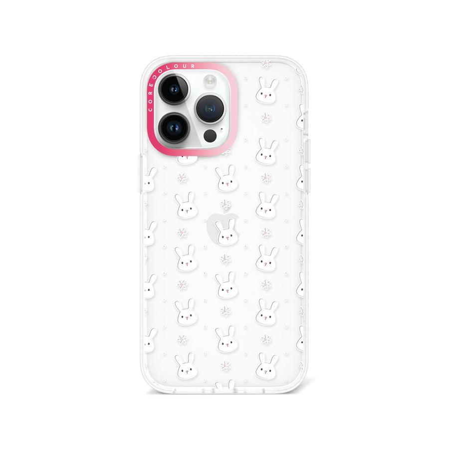iPhone 14 Pro Max ウサギとお花 スマホケース - 株式会社CORECOLOUR