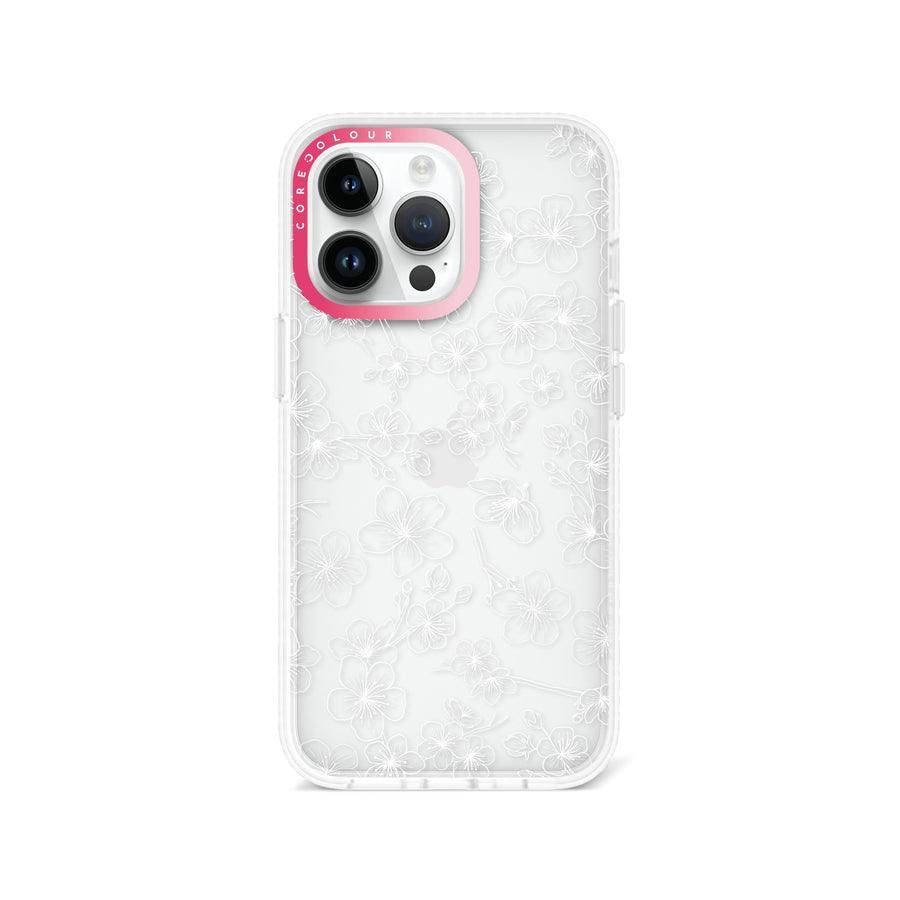 iPhone 13 Pro ホワイト桜 スマホケース - 株式会社CORECOLOUR