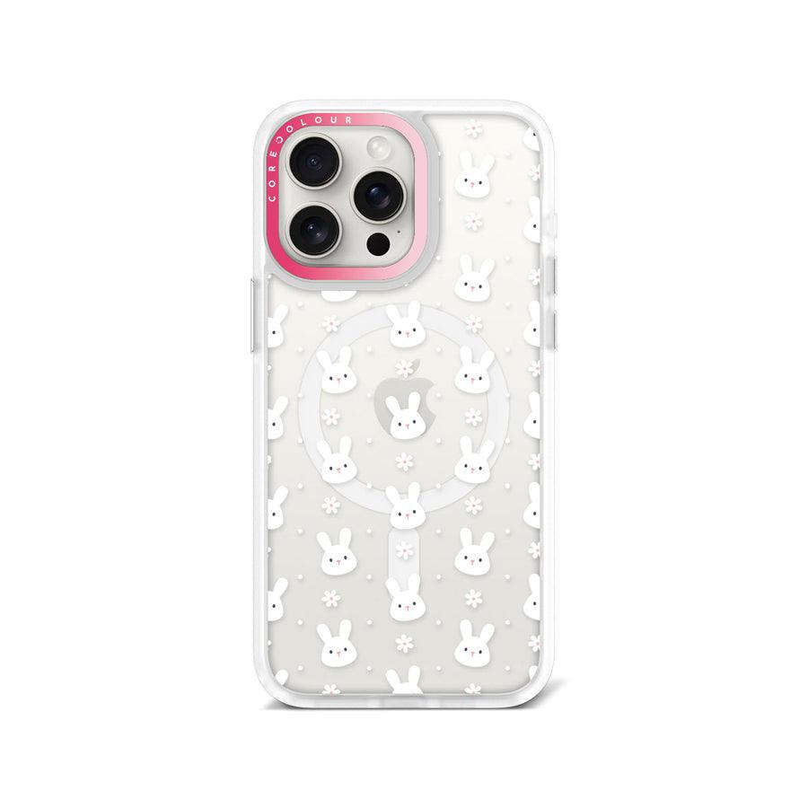 iPhone 15 Pro Max ウサギとお花 スマホケース - 株式会社CORECOLOUR
