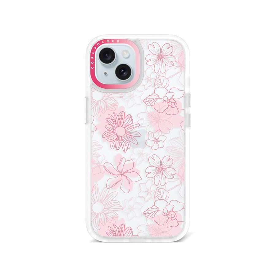 iPhone 15 ピンク桜 スマホケース - CORECOLOUR