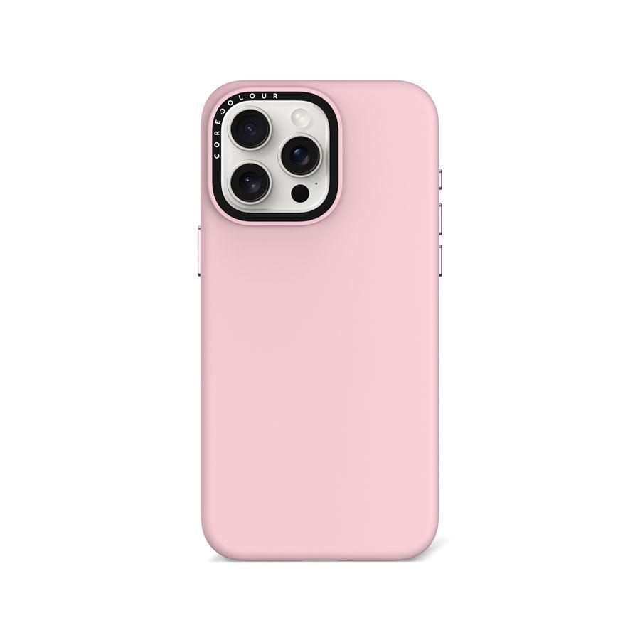 iPhone 15 Pro Max ピンク シリコン スマホケース MagSafe対応