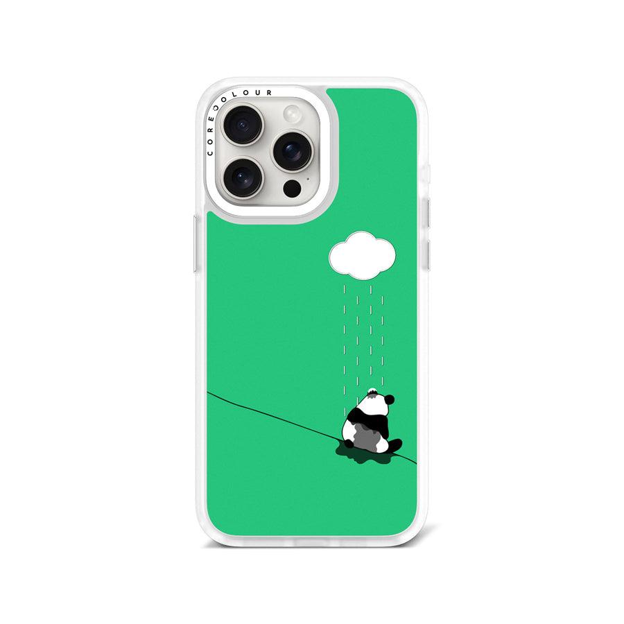 iPhone 15 Pro Max 雨とパンダ スマホケース - CORECOLOUR