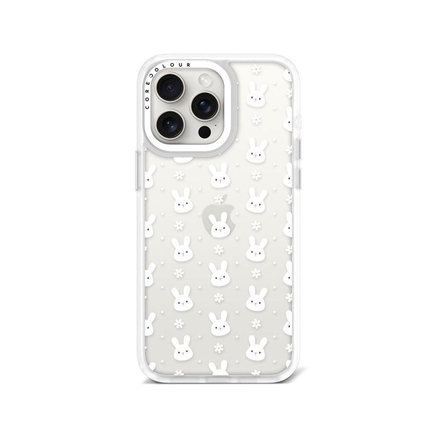 iPhone 15 Pro Max ウサギとお花 スマホケース - CORECOLOUR