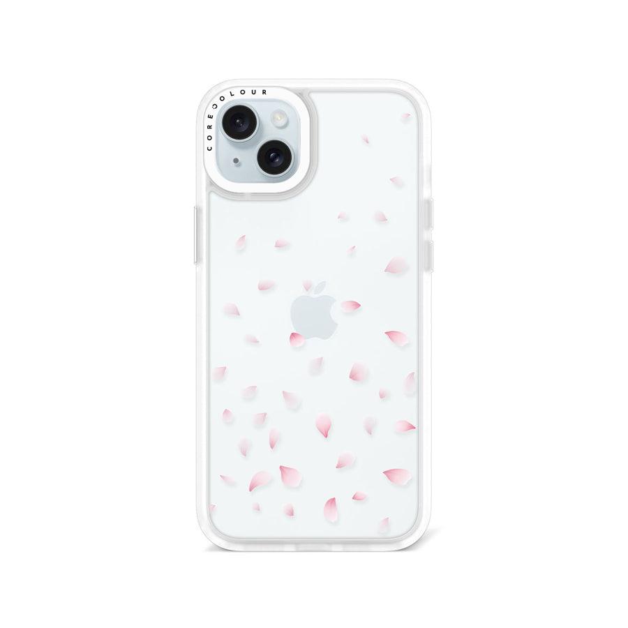 iPhone 15 Plus ピンク桜びら スマホケース - 株式会社CORECOLOUR
