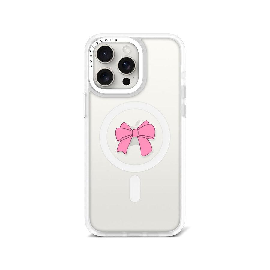 iPhone 15 Pro Max ピンクリボン スマホケース - CORECOLOUR