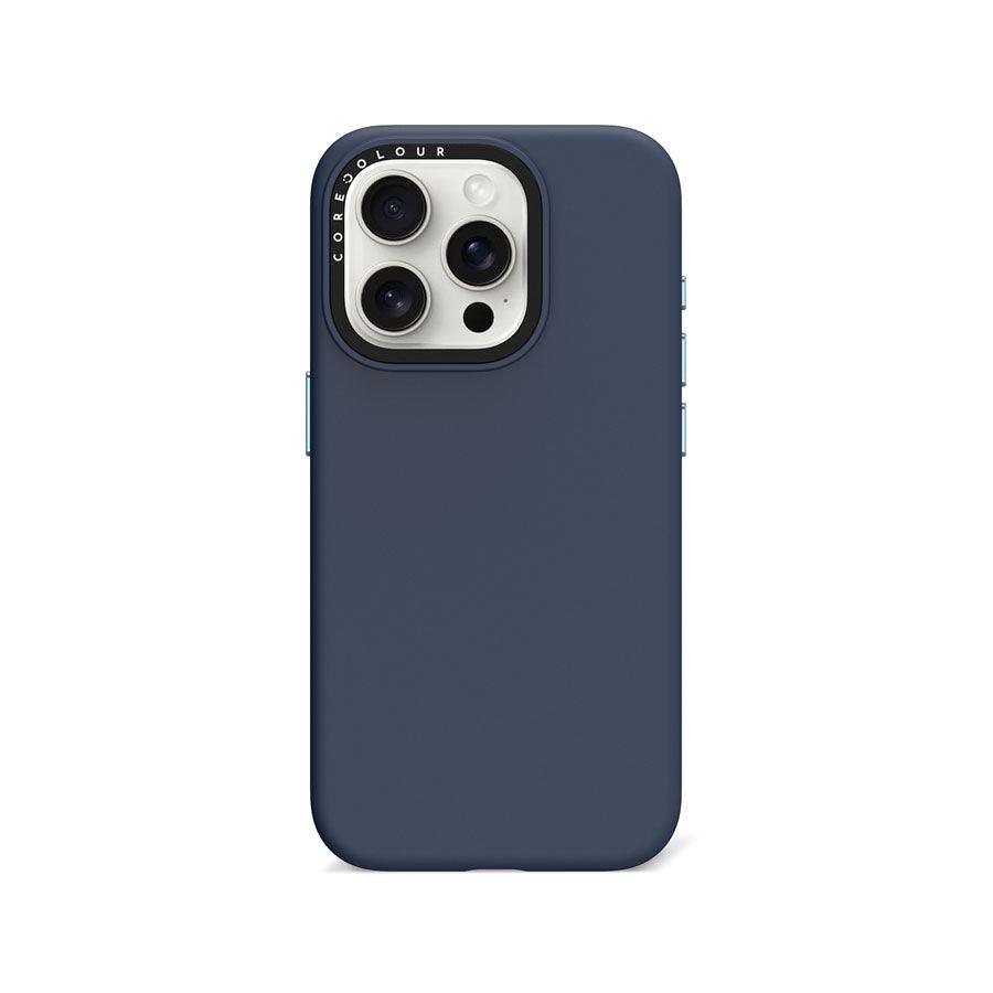iPhone 15 Pro ダークブルー シリコン スマホケース MagSafe対応 - 株式会社CORECOLOUR