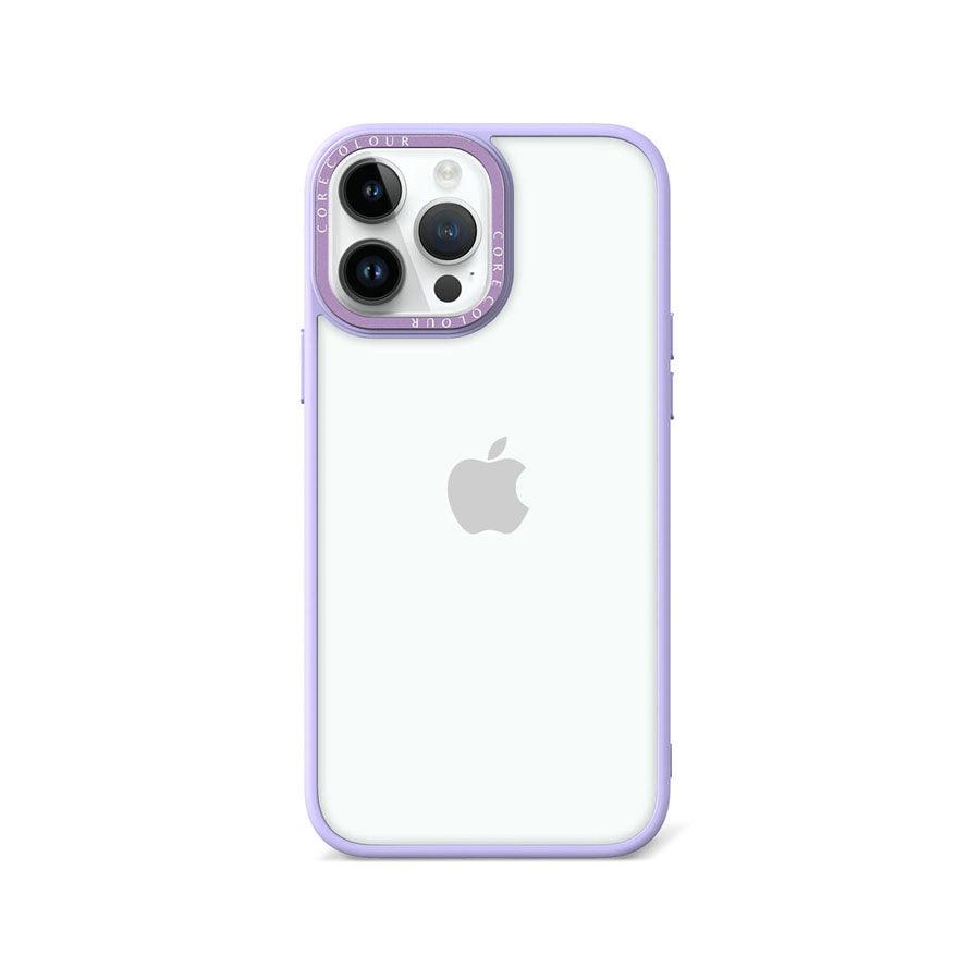 iPhone 13 Pro Max ラベンダー クリア スマホケース - CORECOLOUR
