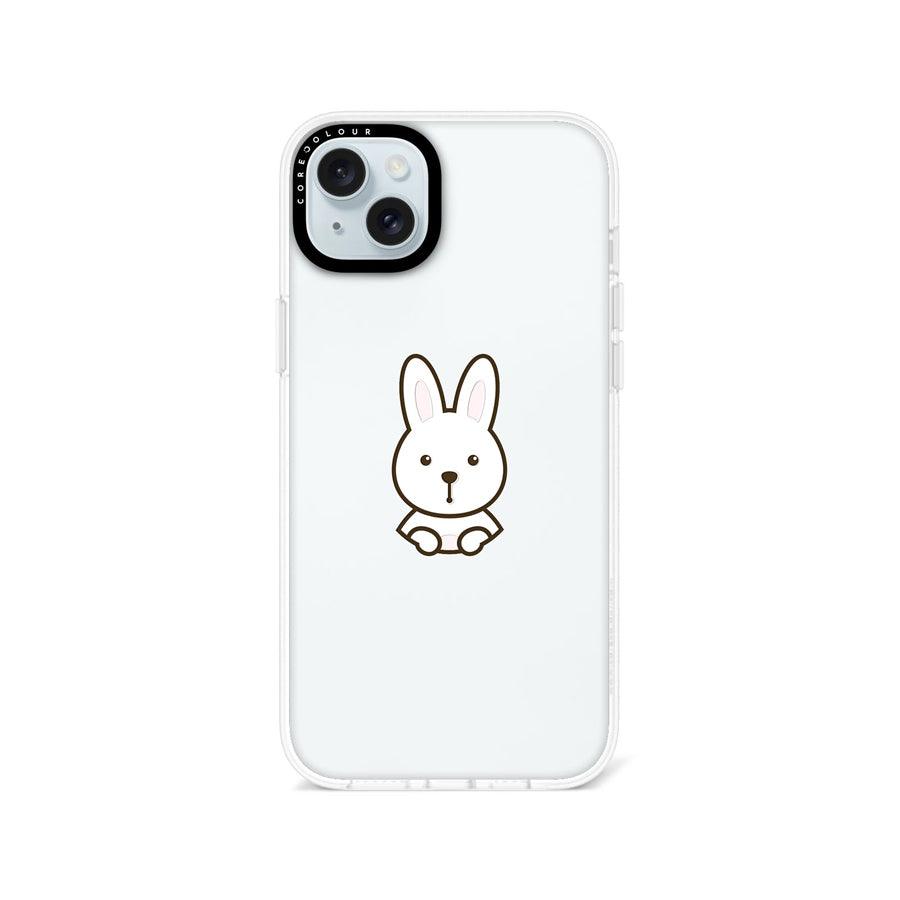 iPhone 14 Plus 見つめてくるウサギ スマホケース - CORECOLOUR