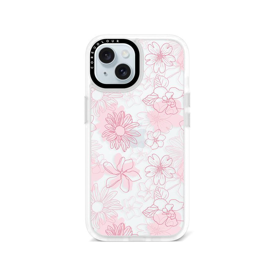 iPhone 15 ピンク桜 スマホケース - CORECOLOUR