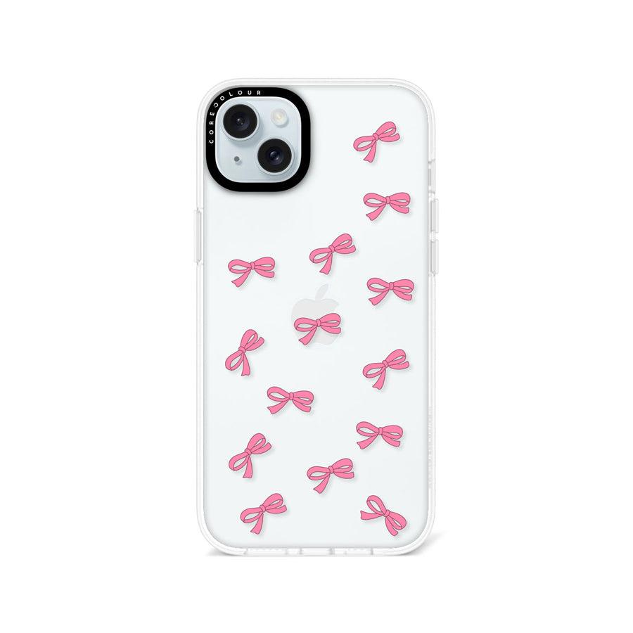 iPhone 14 Plus 可愛いピンクリボン スマホケース - 株式会社CORECOLOUR