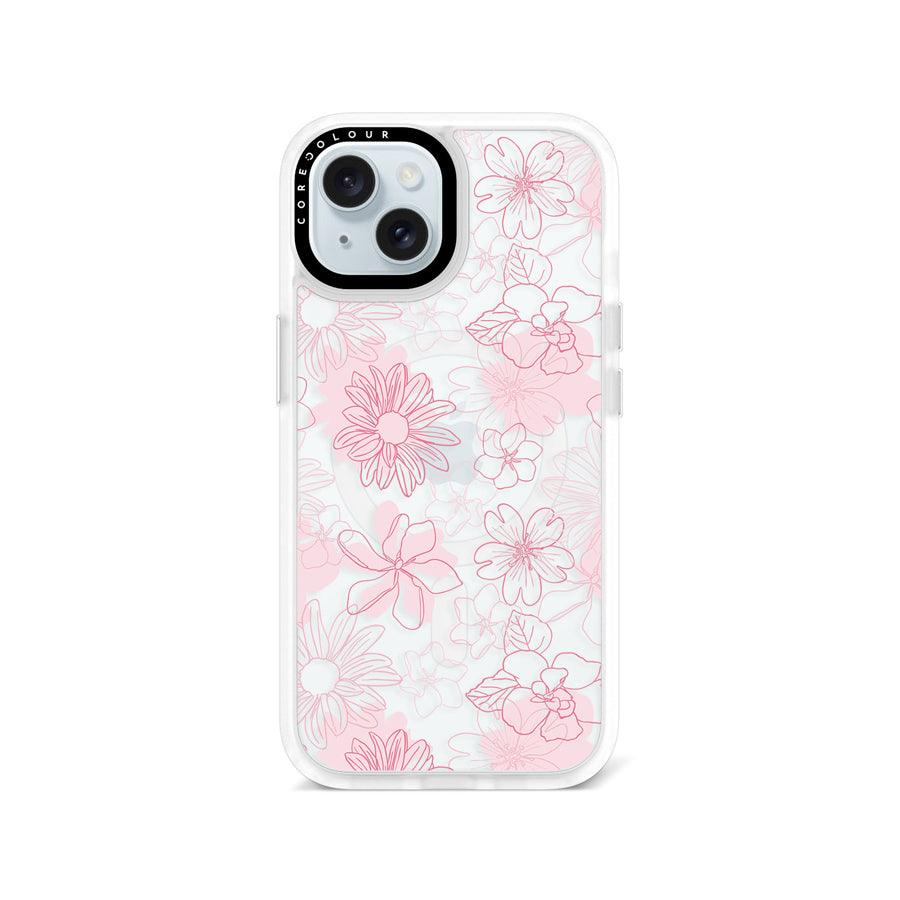 iPhone 15 ピンク桜 スマホケース - 株式会社CORECOLOUR