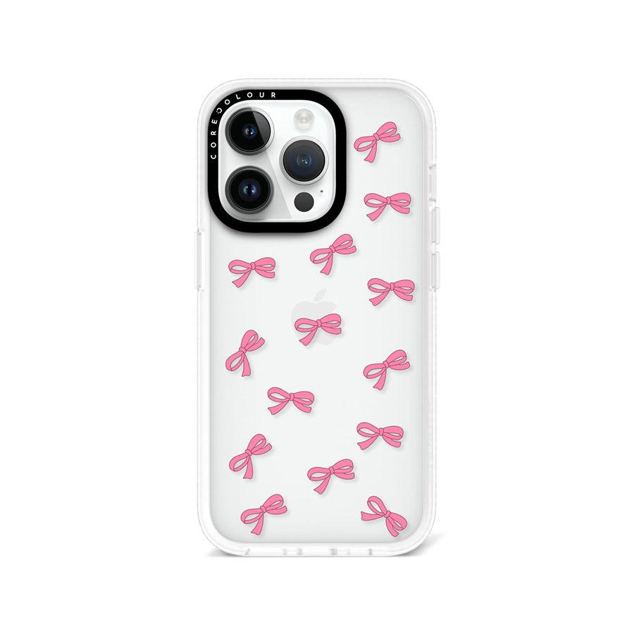iPhone 14 Pro 可愛いピンクリボン スマホケース - 株式会社CORECOLOUR