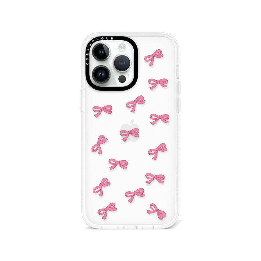 iPhone 14 Pro Max 可愛いピンクリボン スマホケース - 株式会社CORECOLOUR