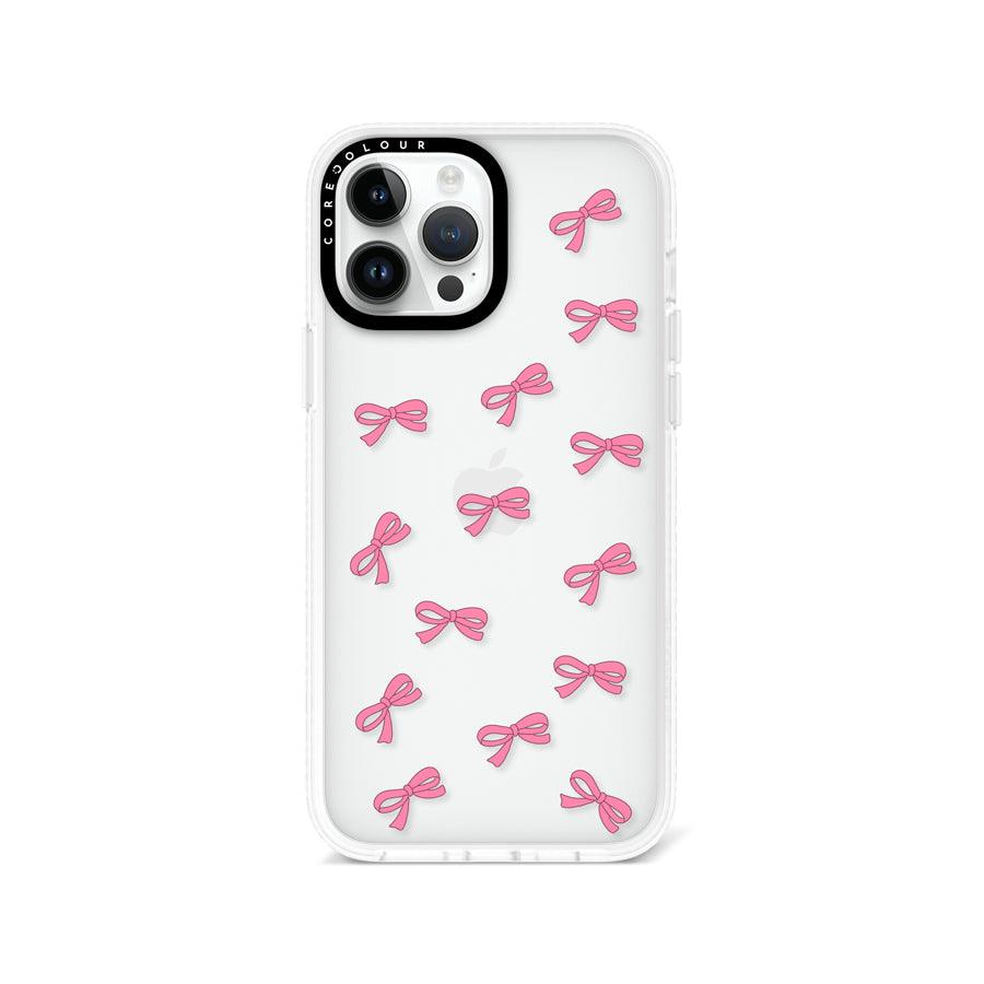 iPhone 13 Pro Max 可愛いピンクリボン スマホケース - 株式会社CORECOLOUR