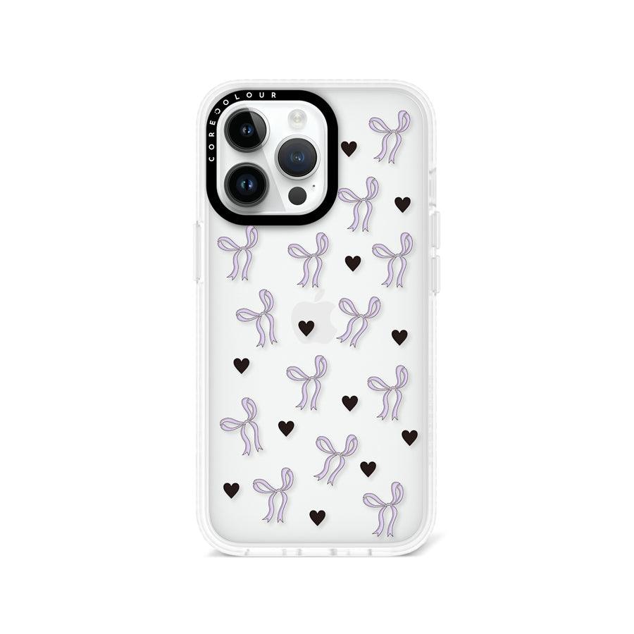 iPhone 13 Pro 紫色リボン スマホケース - 株式会社CORECOLOUR