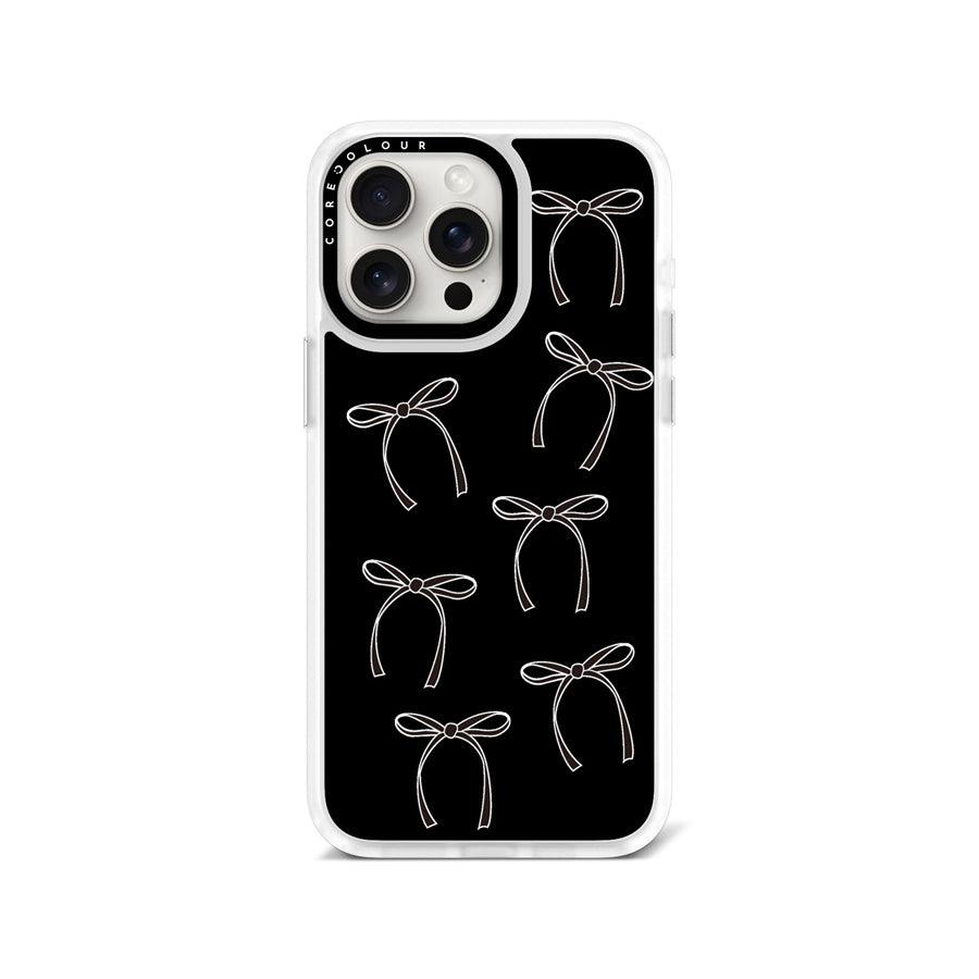 iPhone 15 Pro Max ブラックリボン スマホケース - 株式会社CORECOLOUR