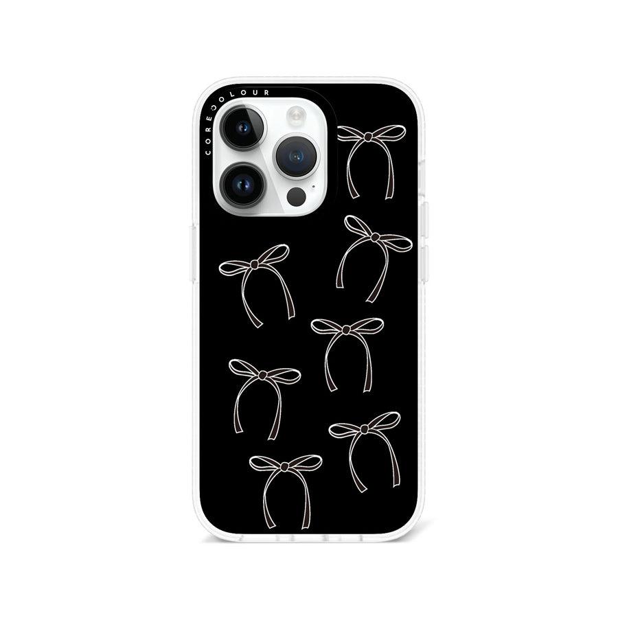 iPhone 14 Pro ブラックリボン スマホケース - 株式会社CORECOLOUR