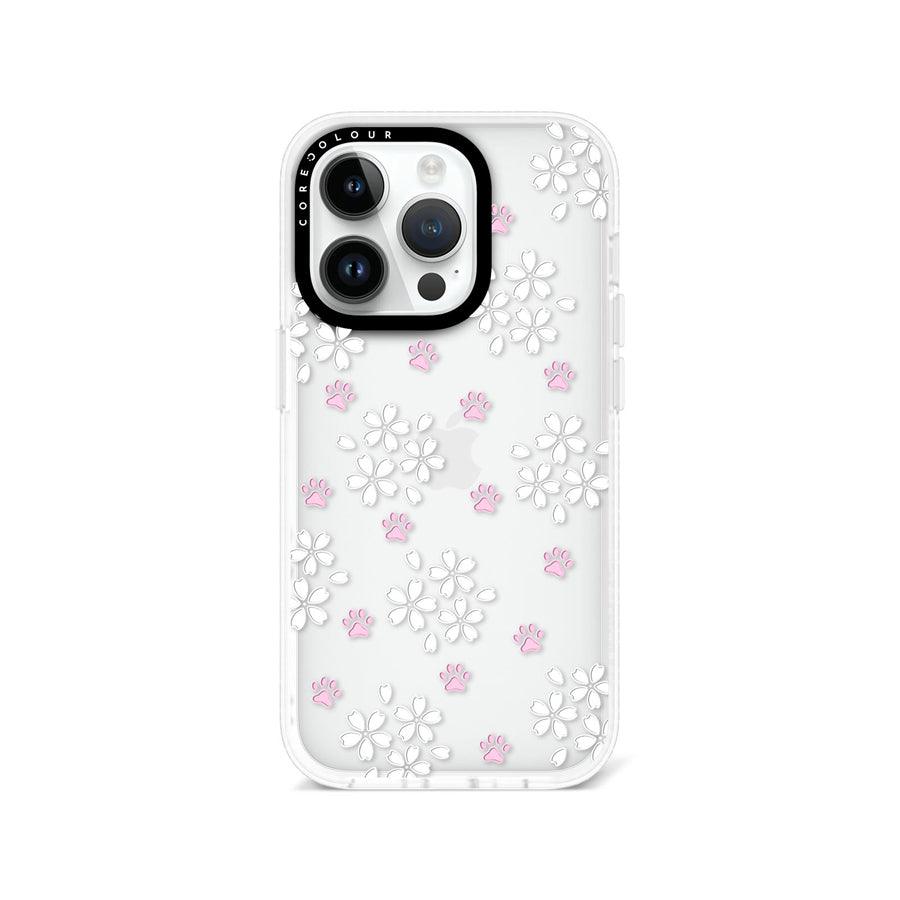 iPhone 14 Pro 桜と猫の肉球 スマホケース - 株式会社CORECOLOUR