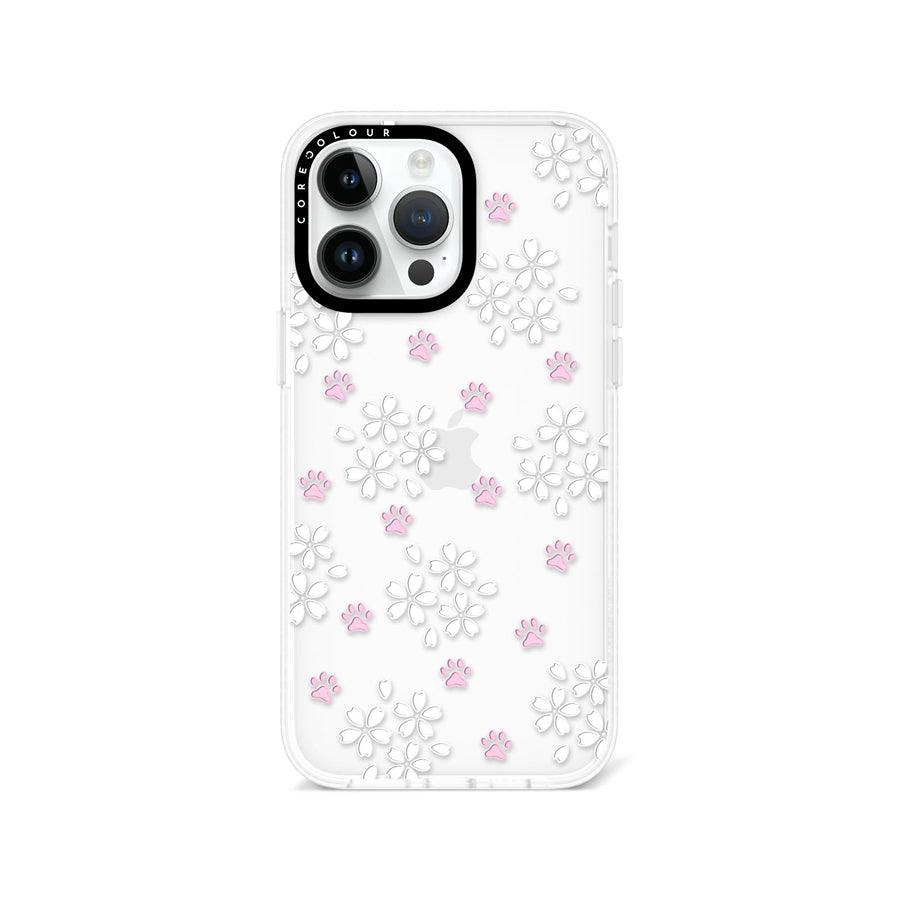 iPhone 14 Pro Max 桜と猫の肉球 スマホケース - 株式会社CORECOLOUR