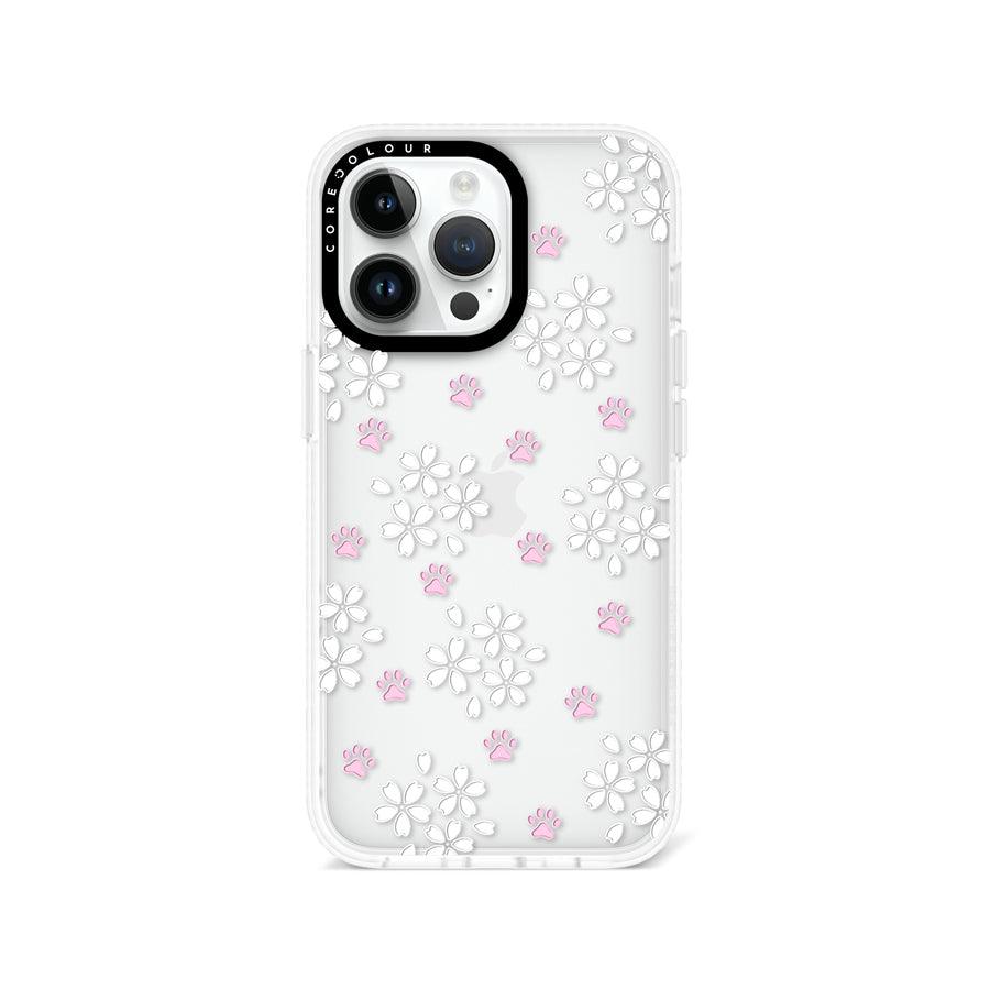 iPhone 13 Pro 桜と猫の肉球 スマホケース - 株式会社CORECOLOUR