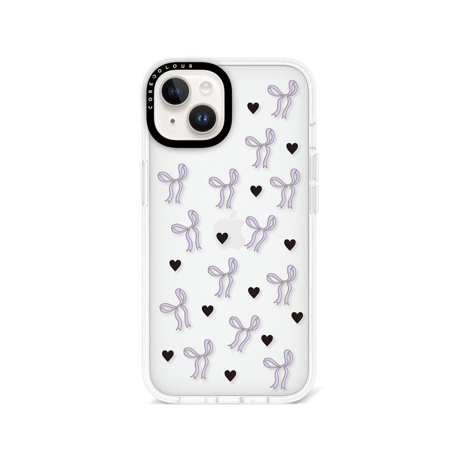 iPhone 13 紫色リボン スマホケース - 株式会社CORECOLOUR