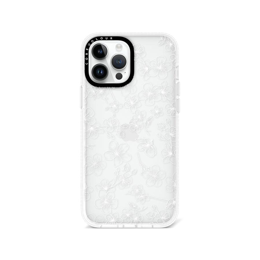 iPhone 13 Pro Max ホワイト桜 スマホケース - 株式会社CORECOLOUR