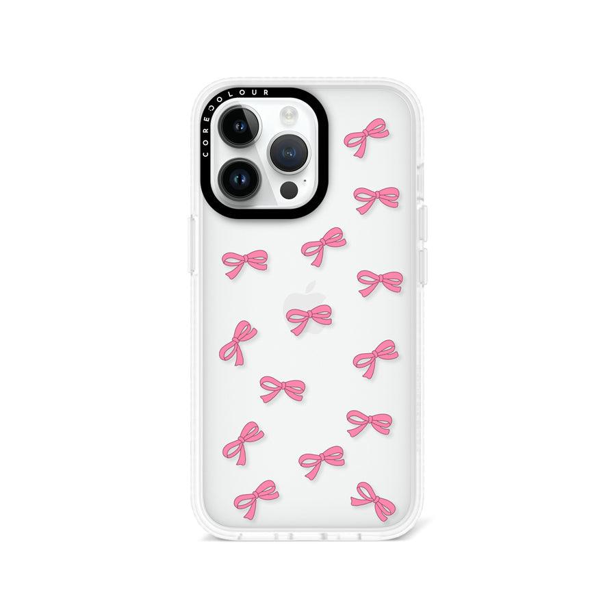 iPhone 13 Pro 可愛いピンクリボン スマホケース - CORECOLOUR