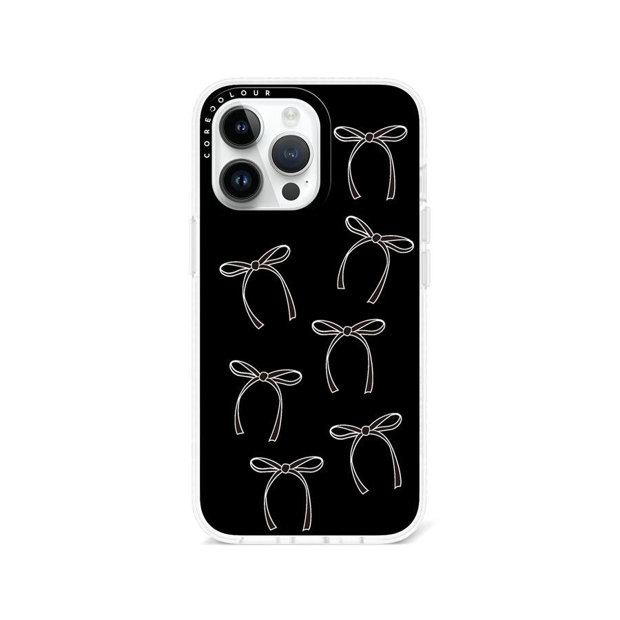 iPhone 13 Pro ブラックリボン スマホケース - CORECOLOUR