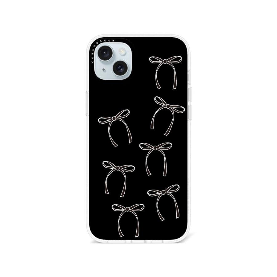 iPhone 14 Plus ブラックリボン スマホケース - CORECOLOUR