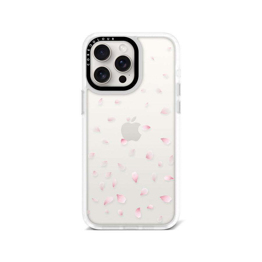 iPhone 15 Pro Max ピンク桜びら スマホケース - 株式会社CORECOLOUR