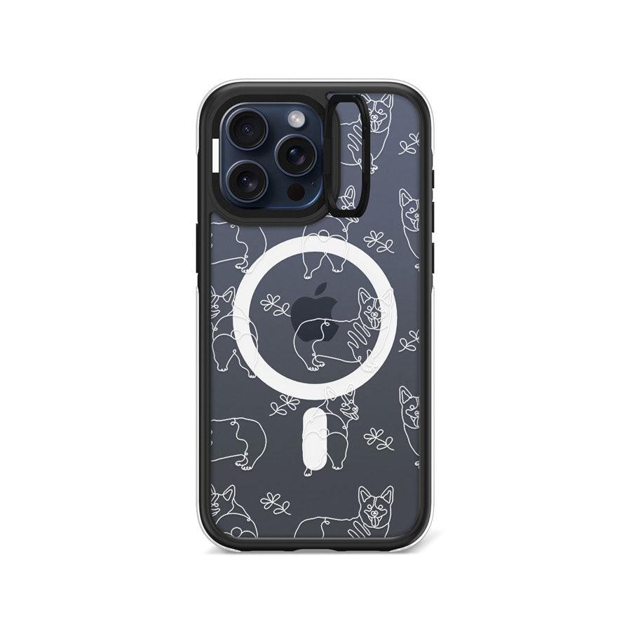 iPhone 15 Pro Max コーギー カメラリングスタンド スマホケース MagSafe対応 - 株式会社CORECOLOUR