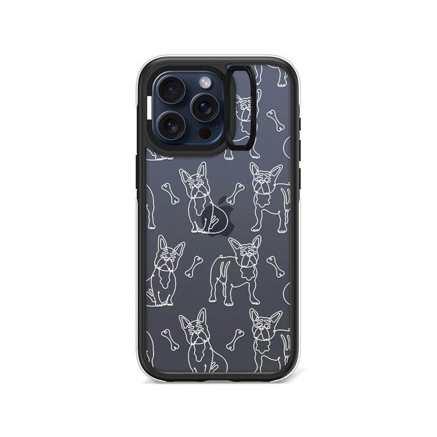 iPhone 15 Pro Max フレンチブルドッグ カメラリングスタンド スマホケース - 株式会社CORECOLOUR