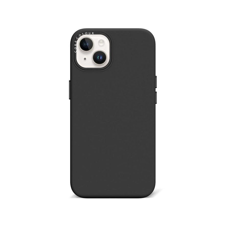 iPhone 13 ブラック シリコン スマホケース MagSafe対応 - CORECOLOUR