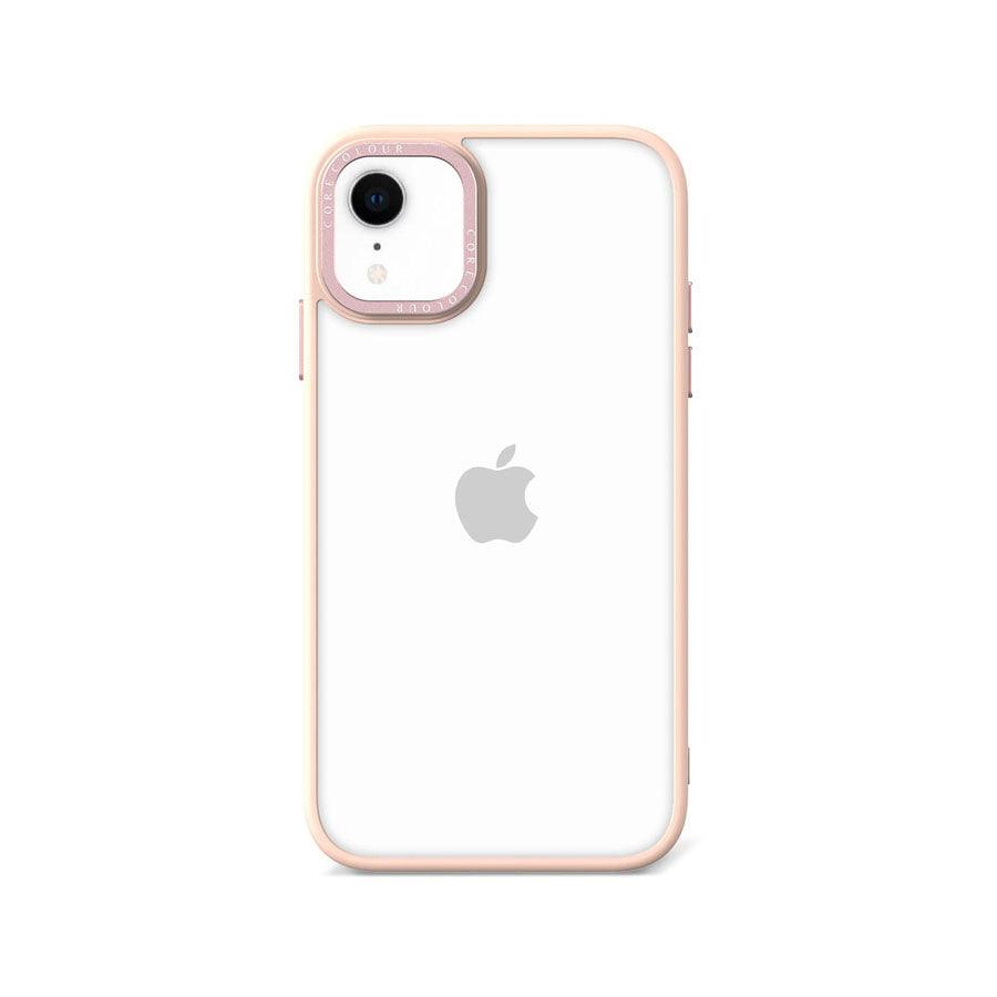 iPhone XR ピンク クリア スマホケース - CORECOLOUR