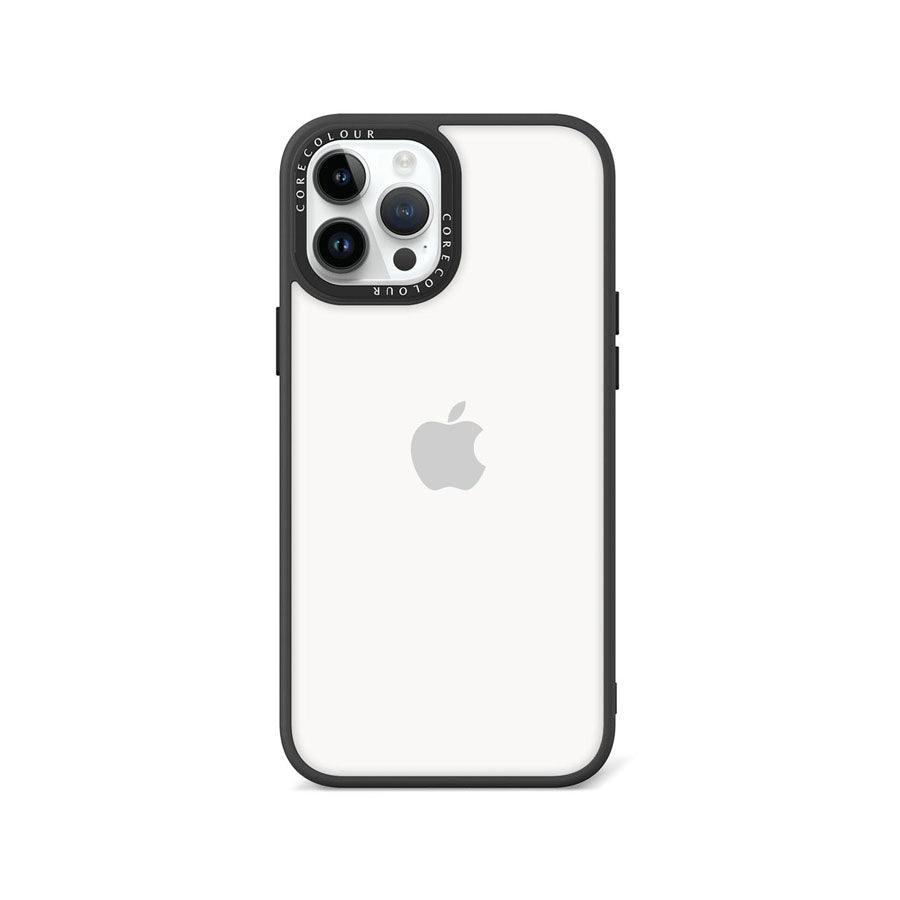 iPhone 12 Pro Max ブラック クリア スマホケース - CORECOLOUR