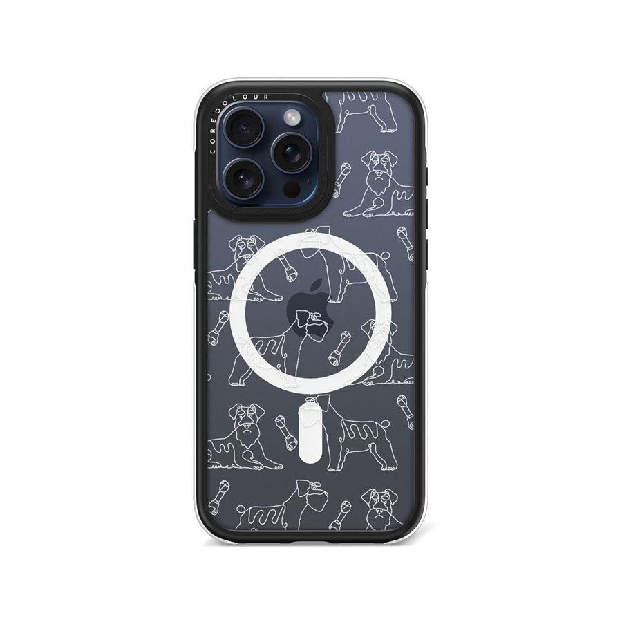 iPhone 15 Pro Max シュナウザー カメラリングスタンド スマホケース MagSafe対応 - 株式会社CORECOLOUR