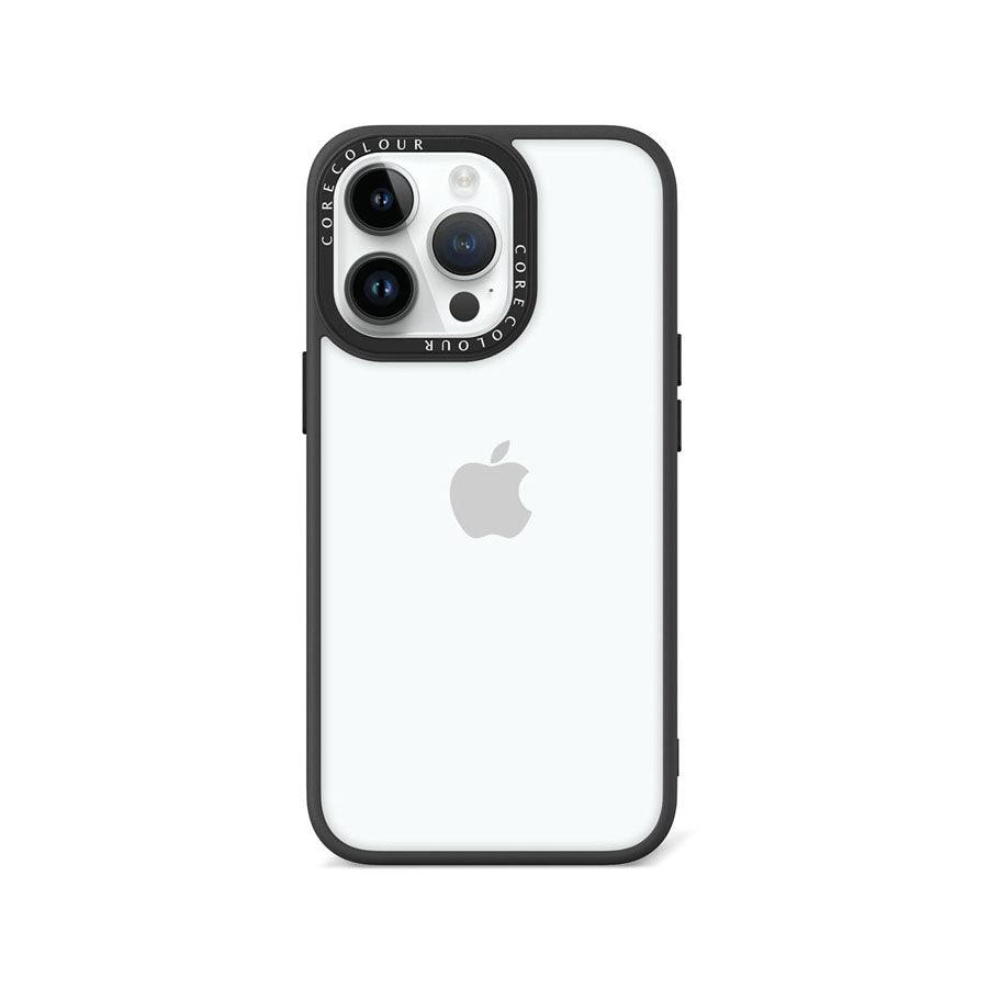 iPhone 13 Pro ブラック クリア スマホケース - CORECOLOUR